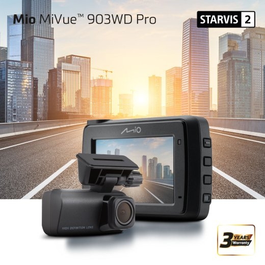 Mio Car Dash Camera MiVue 903WD Pro GPS Wi-Fi