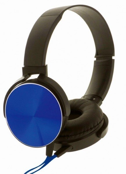 Stereo Headphones with m ic Rebeltec MONTANA BLU