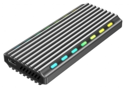 Drive case USB 3.1 enclosure for M .2 NVME aluminum LED USB 3.1