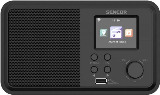 Sencor Radio SIR 5100WDB 4 Watt,WiFi,FM,DAN+,USB