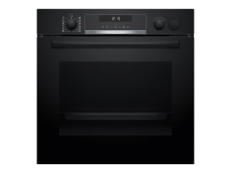 Bosch Oven HRG578BB7 71 L Electric Pyrolysis Knobs Steam function Height 59.5 cm Width 59.4 cm Black