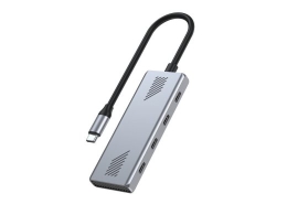 Gembird HUB USB3.2 Gen2 typ C 4xUSB-C