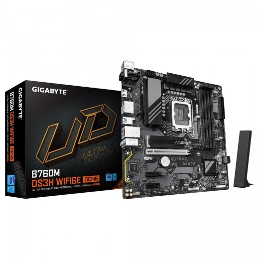 Gigabyte B760M DS3H WF6E GEN5 s1 700 4DDR5 HDMI/DP mATX