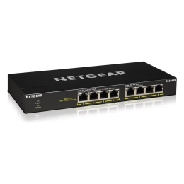 NETGEAR Switch GS308PP - 8 Ports - 8x GE (10/100/1000) - 8x PoE+