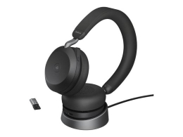 Jabra Evolve2 75 - headset - USB-A - with charging stand