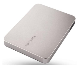External HDD TOSHIBA 1000 Colour Silver HDTX210ESCAA