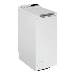 WHIRLPOOL Top load washing machine TDLR 7231BS 7 kg, 1200 rpm, Energy class D, Width 40 cm, Depth 60 cm, Inverter motor