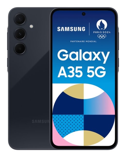 Samsung Galaxy A35 16.8 cm (6.6") Hybrid Android 14 USB Type-C 6 128 5000 mAh Navy