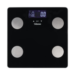 Tristar Personal Scale WG-2442 Maximum weight (capacity) 150 kg Accuracy 100 g Body Mass Index (BMI) measuring Black
