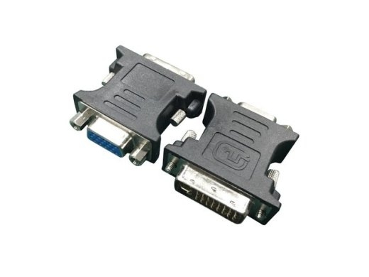 Video adapter DVI->VGA (24M/15F) black