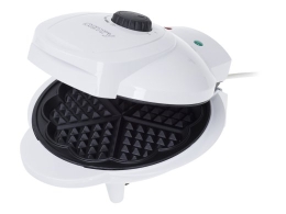 Camry Waffle maker CR 3022 1000 W Number of pastry 5 Heart shaped White