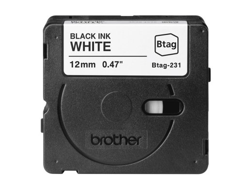 Brother BTAG-231 Black on White Btag