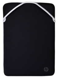 HP Reversible Protective 15.6-inch Silver Laptop Sleeve 15.6" Sleeve case Black, Silver