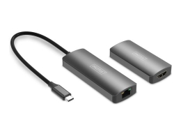 Digitus 4K Video Extender (USB-C - HDMI), 30 m DS-55343 Black