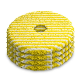 Mop pad set for KARCHER RVM 4 (2.269-130.0) Yellow, White