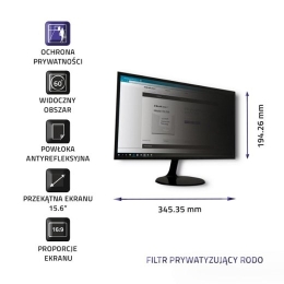 Qoltec 51052 Privacy filter 15.6" 16:9