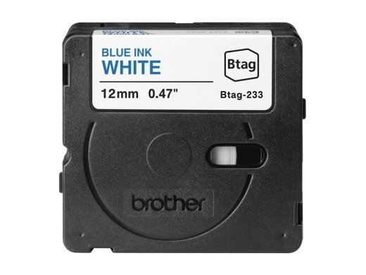 Brother BTAG-233 Blue on White Btag