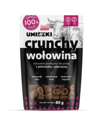 UNISZKI Crunchy Beef with Parsley and Nettle - Dog Treat - 80g