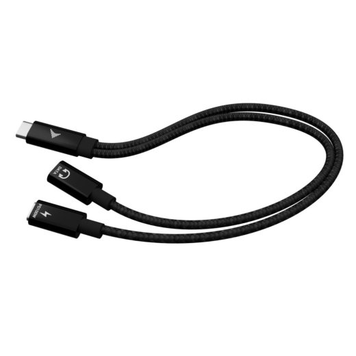 i-tec USB-C Cable Splitter Audio/Data Power Delivery 100W