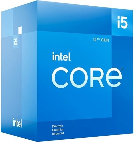 Intel i5-12400F 2.5 GHz LGA1700 Processor threads 12 i5-124xx Processor cores 6