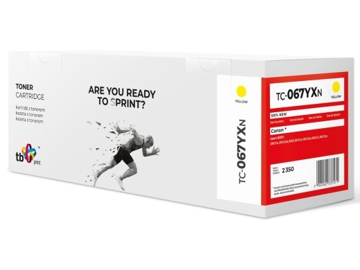 TB Print Toner for Canon MF650 TC-067YXN YE 100% new CRG067H