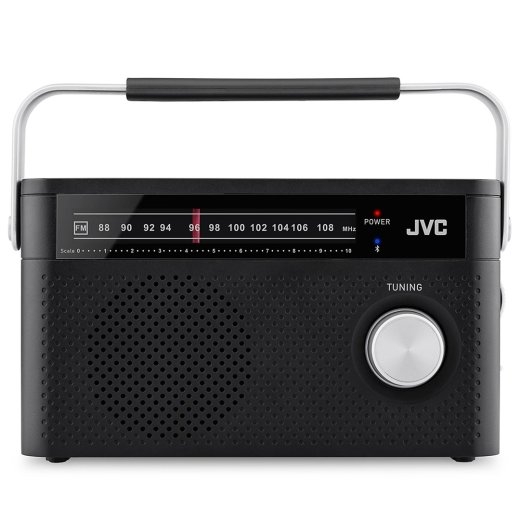 JVC RA-E315B Portable radio Black