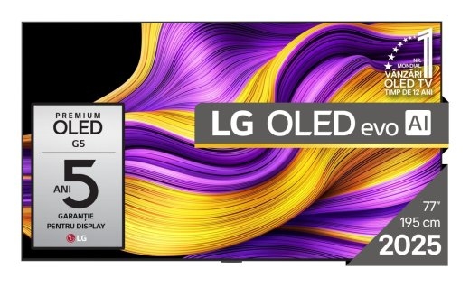 LG OLED evo AI OLED77G51LW TV 195.6 cm (77") 4K Ultra HD Smart TV Wi-Fi Black