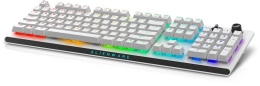 Dell Alienware Tri-Mode AW920K Wireless Gaming Keyboard Wireless Bluetooth RGB LED light US CHERRY MX Red Lunar Light