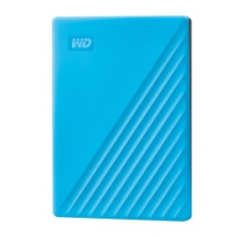 External HDD WESTERN DIGITAL My Passport 4TB USB 2.0 USB 3.0 USB 3.2 Colour Blue WDBPKJ0040BBL-WESN