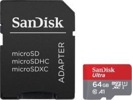 Memory card Ultra microSDXC card 64GB 140MB/s A1 + Adapter SD