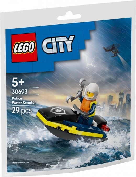 Bricks City 30693 Police Water Scooter