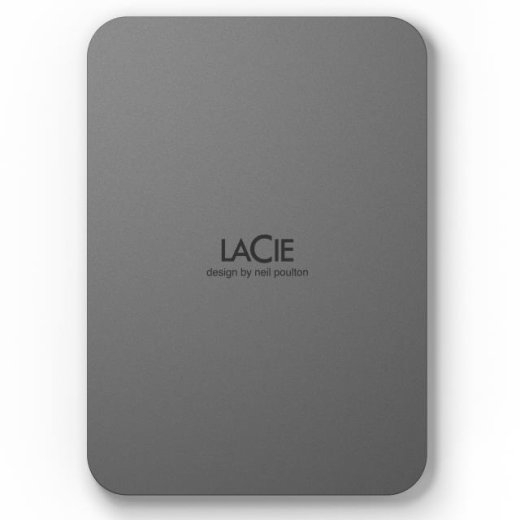 External HDD LACIE Mobile Drive Secure STLR4000400 4TB USB-C USB 3.2 Colour Space Gray