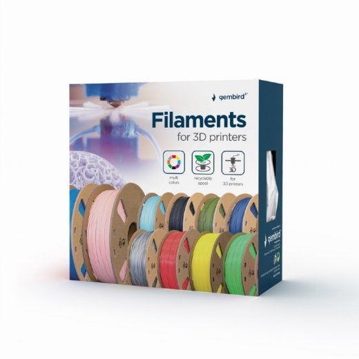 Gembird Plastic filament for cleaning 3D printer nozzle, 1.75 mm 100gr. 3DP-CLN1.75-01