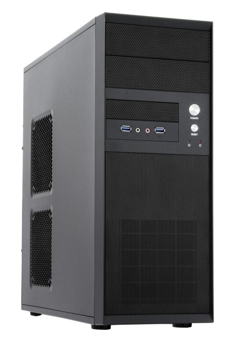 Case CHIEFTEC CQ-01B-U3-OP MidiTower ATX Colour Black