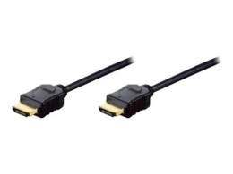 DIGITUS HDMI High Speed with Ethernet Connecting Cable - HDMI Type-A Male/HDMI Type-A Male - 1 m