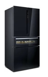 Siemens KF96RSBEA side-by-side refrigerator Freestanding 572 L Black
