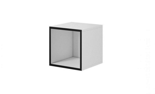 Cama open cabinet ROCO RO6 37/37/39 white/black