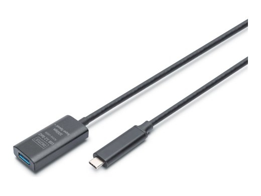 Digitus Active USB 3.2 Gen2 10G extension cable DA-73113 USB-C to USB-A