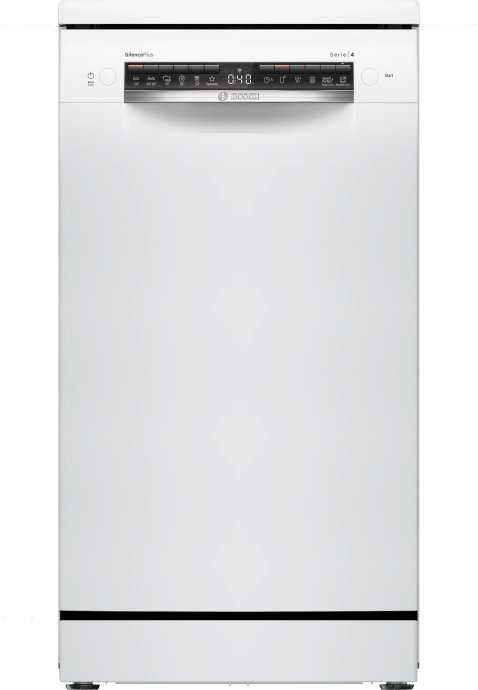 BOSCH Free standing Dishwasher SPS4HMW13E, Energy class D, 45cm, White