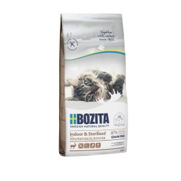 BOZITA Indoor & Sterilised Grain Free Reindeer – dry cat food – 2kg