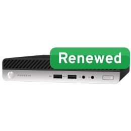 HP Renewed Grade B ProDesk 600 G4 DM Intel Core i3 i3‑8100T 8 NVMe Intel UHD Graphics 630 Windows 11 Home