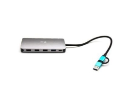 Docking Station USB 3.0/USB-C/Thunderbolt 3x Display Metal Nano Dock LAN +Power Delivery 100W