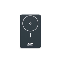 PORT CONNECT USB-C external battery PD, Wireless Qi2 10000 mAh Blue