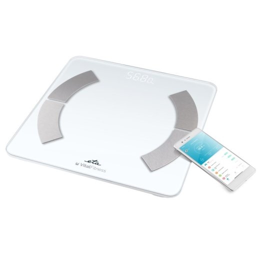ETA Personal Scale ETA277990000 Vital Fitness Maximum weight (capacity) 180 kg Accuracy 100 g Body Mass Index (BMI) measuring White