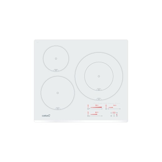 CATA Hob INSB 6030 WH Induction Number of burners/cooking zones 3 Slider touch White