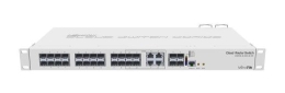 Switch MIKROTIK CRS328-4C-20S-4S+RM Type L2 Rack 1U 4x10/100/1000BASE-T/SFP combo 20xSFP 4xSFP+ 1xRJ45