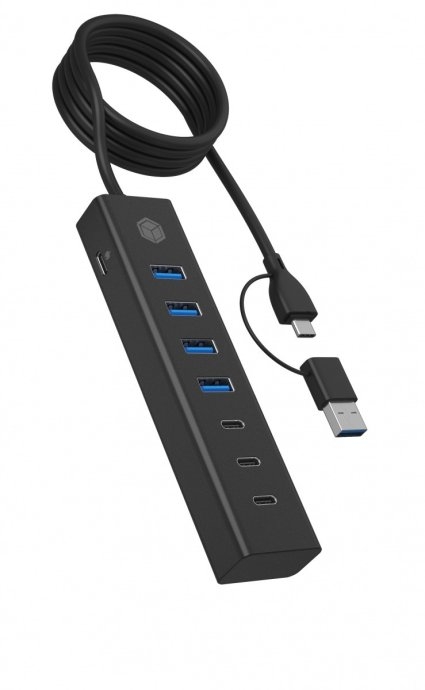 IcyBox ICY BOX IB-HUB1737-C3 7-Port USB 3.2 Gen 1