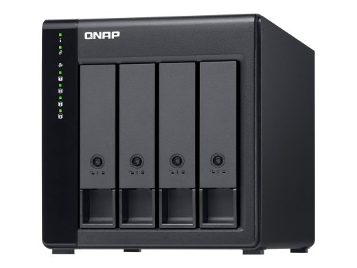 QNAP High-performance Desktop SATA 6Gbps JBOD Storage Enclosure TL-D400S Black