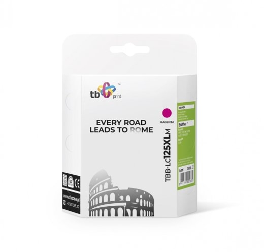 Ink for Brother LC125XL Magenta TBB-LC125XLM