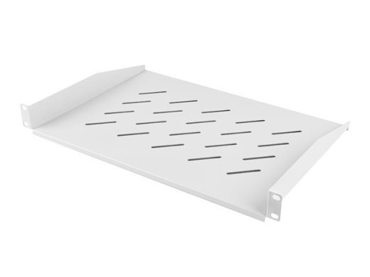 Shelf for cabinets 19 '' 450/600/800/1000 mm 1U 483x315mm gray